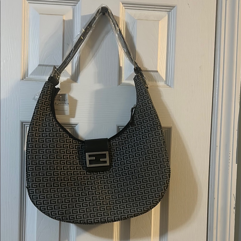 Stylish Black and Gray Women's Bag